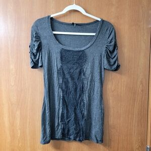 BOGO Maurices Lace Front Short Sleeve Tee Size Medium
